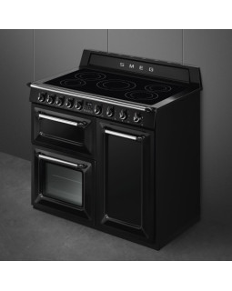 Elektripliit smeg victoria, 5 x induktsioon, 3 x elektriahi, aurupuhastus, 100 cm, must-foto2