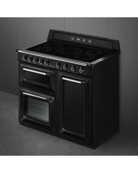 Elektripliit smeg victoria, 5 x induktsioon, 3 x elektriahi, aurupuhastus, 100 cm, must-foto2