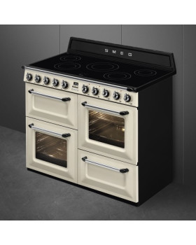 Elektripliit smeg victoria, 5 x induktsioon, 3x elektriahi, aurupuhastus, 110 cm, kreem-foto2