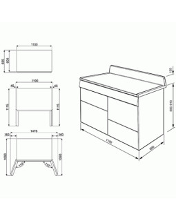 Elektripliit smeg victoria, 5 x induktsioon, 3 x elektriahi, aurupuhastus, 110 cm, veinipunane-foto2