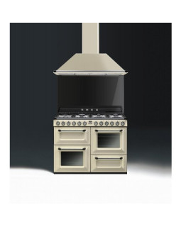 Gaasipliit smeg victoria, 7 x gaas, 3 x elektriahi, aurupuhastus, 110 cm, kreem-foto2