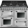 Gaasipliit smeg victoria, 7 x gaas, 3 x elektriahi, aurupuhastus, 110 cm, rv teras