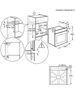Ahi aeg, 72 l, a+, aurufunktsioon, pürolüüs, must/rv-teras-foto2
