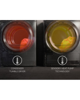 Kuivati aeg, 9 kg, soojuspumbaga, inverter, a+++, led, valge-foto2