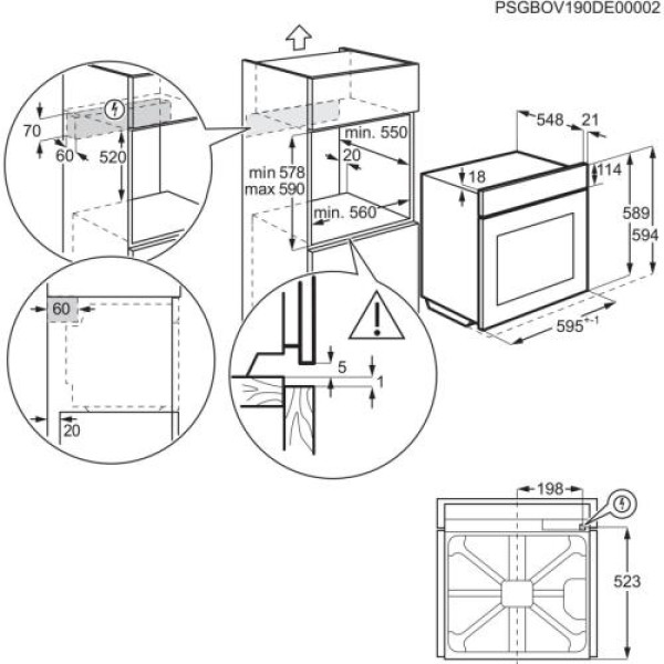 Ahi aeg, 72 l, a+, pürolüüs, must/rv-teras