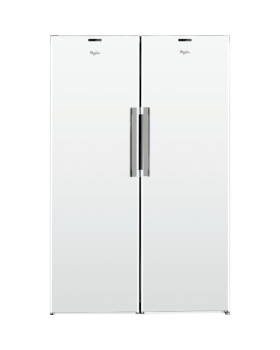 Sügavkülmik whirlpool, 188 cm, 259 l, 41 db, elektrooniline juhtimine, nofrost, valge-foto3