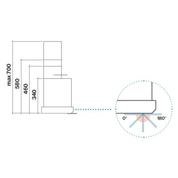 Seina õhupuhastaja falmec virgola 60 cm, ilma mootorita,valmidus ec/ac mootoriga ja soojavahetiga ühendamiseks, dynamic led (muudetav valguse temp. 2700 - 5500k), rv teras Seina õhupuhastaja falmec virgola 60 cm, ilma mootorita,valmidus ec/ac mootoriga ja soojavahetiga ühendamiseks, dynamic led (muudetav valguse temp. 2700 - 5500k), rv teras