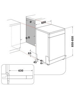 Nõudepesumasin whirlpool, 60 cm, 6th sense, 41 db, rv teras-foto2