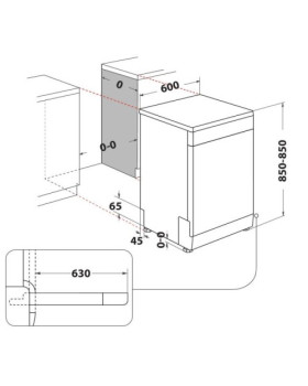 Nõudepesumasin whirlpool, 60 cm, 6th sense, 41 db, rv teras-foto2