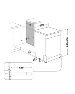 Nõudepesumasin whirlpool, 60 cm, 6th sense, 41 db, rv teras-foto2