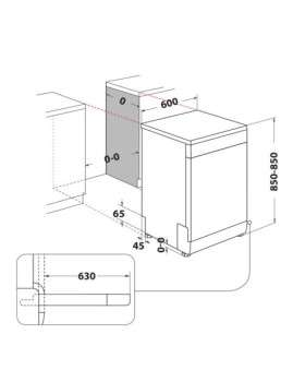 Nõudepesumasin whirlpool, 60 cm, 6th sense, 41 db, rv teras-foto2