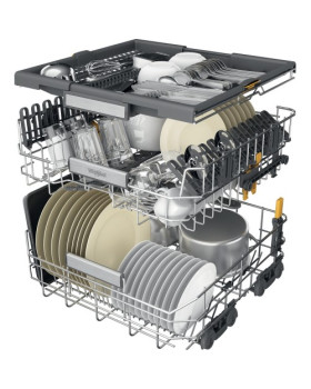 Nõudepesumasin whirlpool, integreeritav, 3 korvi, 60 cm, 42 db-foto4