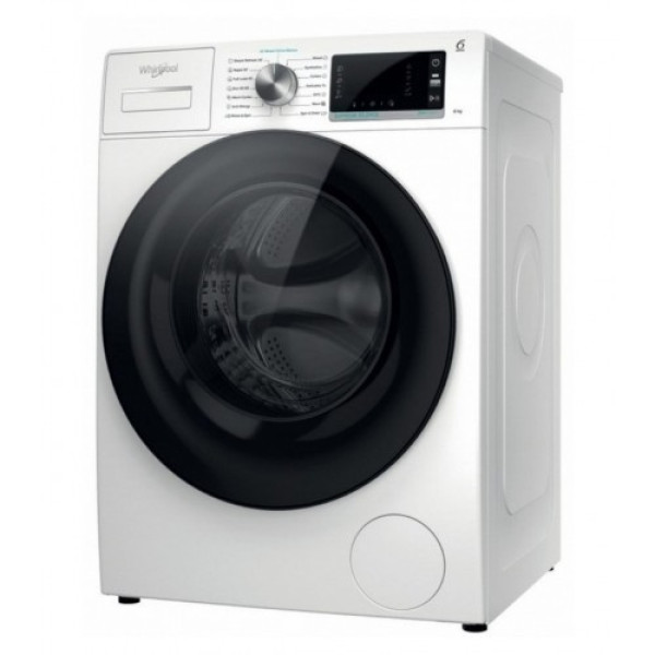 Pesumasin whirlpool, eestlaetav, 8 kg, 1400 p/min, inverter, autodose, must luuk Kodumasinad