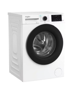 Pesumasin whirlpool, eestlaetav, 9 kg, 1400 p/min, inverter, valge/must