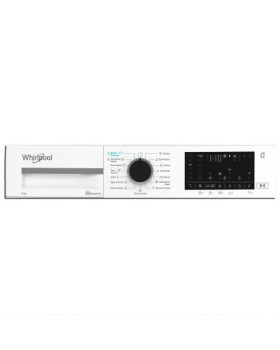 Pesumasin whirlpool, eestlaetav, 9 kg, 1400 p/min, inverter, valge/must-foto4