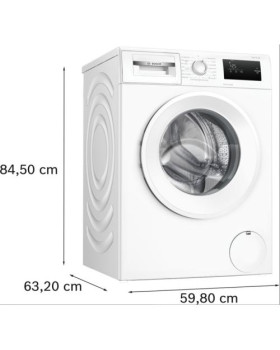 Pesumasin bosch, eestlaetav, 8 kg, seeria 4, 1200 p/min, valge-foto5