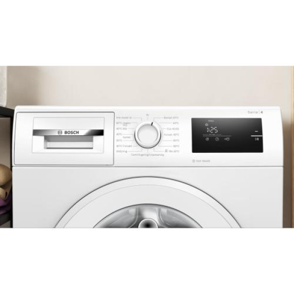 Pesumasin bosch, eestlaetav, 8 kg, seeria 4, 1400 p/min, valge