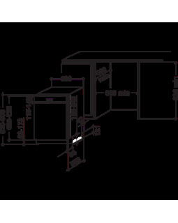 Nõudepesumasin whirlpool, integreeritav,  60 cm, 41 db, rv paneel-foto6