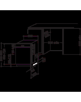 Nõudepesumasin whirlpool, integreeritav,  60 cm, 41 db, rv paneel-foto6