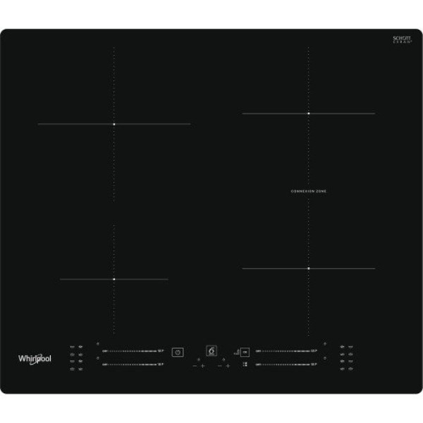 Pliidiplaat whirlpool, 4 x induktsioon, 59 cm, must Kodumasinad