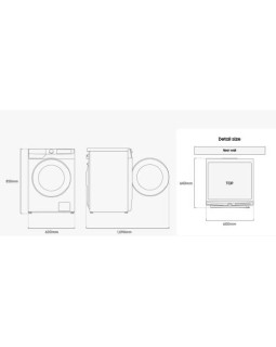 Pesumasin-kuivati samsung, inverter, 11/6 kg, 1400p/min, valge-foto5