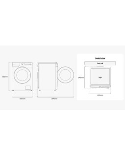 Pesumasin-kuivati samsung, inverter, 9/6 kg, 1400p/min, valge-foto7
