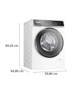 Pesumasin bosch, eestlaetav, 9 kg, i-dos, seeria 8, 1400 p/min, valge/must luuk-foto5