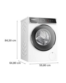 Pesumasin bosch, eestlaetav, 9 kg, i-dos, seeria 8, 1400 p/min, valge/must luuk-foto5