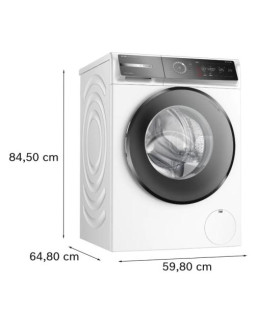 Pesumasin bosch, eestlaetav, 10 kg, i-dos, seeria 8, 1400 p/min, valge/must luuk-foto6