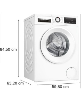 Pesumasin bosch, eestlaetav, 9 kg, seeria 6, 1200 p/min, valge-foto5
