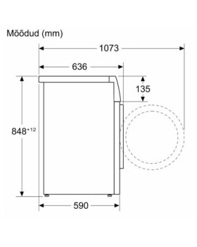 Pesumasin bosch, eestlaetav, i-dos, 9 kg, 1400 p/min, hall-foto3