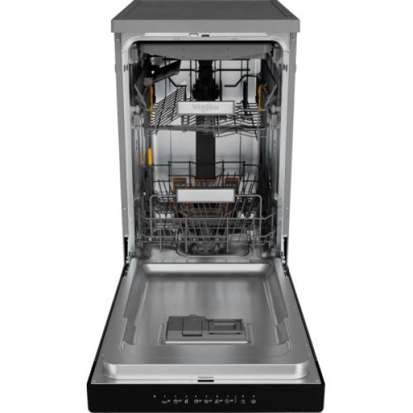 Nõudepesumasin whirlpool, 45 cm, 42 db, rv teras