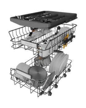 Nõudepesumasin whirlpool, 45 cm, 42 db, rv teras-foto3