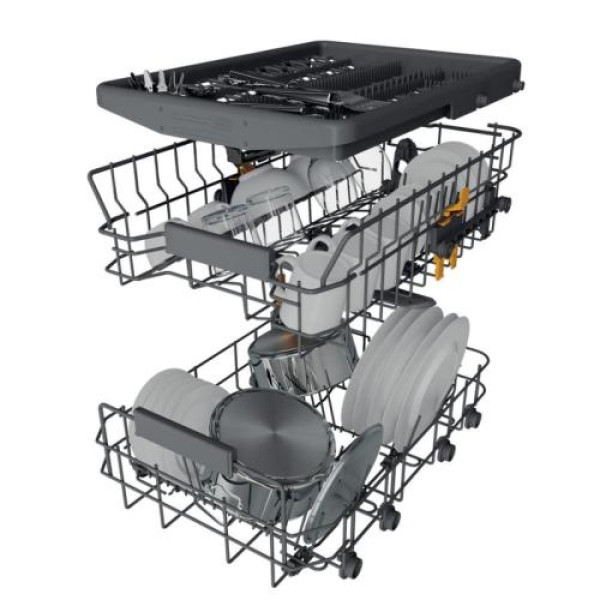 Nõudepesumasin whirlpool, 45 cm, 41 db, rv teras