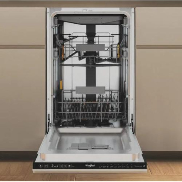 Nõudepesumasin whirlpool, integreeritav, 45 cm, 41 db, 3 korvi