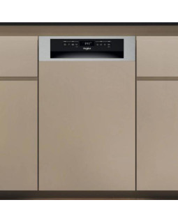 Nõudepesumasin whirlpool, integreeritav, 45 cm, 42 db, rv paneel, 3 korvi