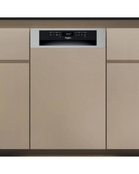 Nõudepesumasin whirlpool, integreeritav, 45 cm, 42 db, rv paneel, 3 korvi