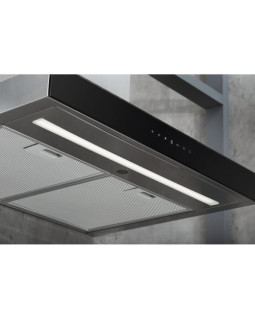 Õhupuhastaja whirlpool, seina, 60 cm, 730/390 m3/h, 60 db, must-foto3