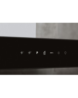 Õhupuhastaja whirlpool, seina, 60 cm, 730/390 m3/h, 60 db, must-foto4