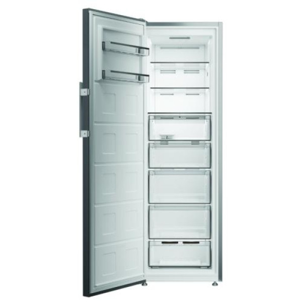 Sügavkülmik whirlpool, 187 cm, 286 l, 34 db, elektrooniline juhtimine, nofrost, hõbedane