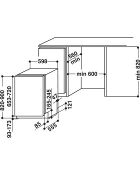 Nõudepesumasin whirlpool, integreeritav, 60 cm, 46 db-foto2