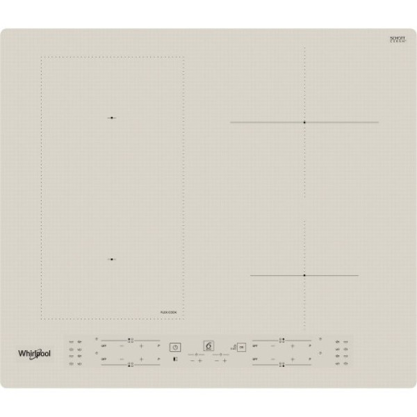 Pliidiplaat whirlpool, 4 x induktsioon, flexi tsoon, 59 cm, hõbedane Kodumasinad