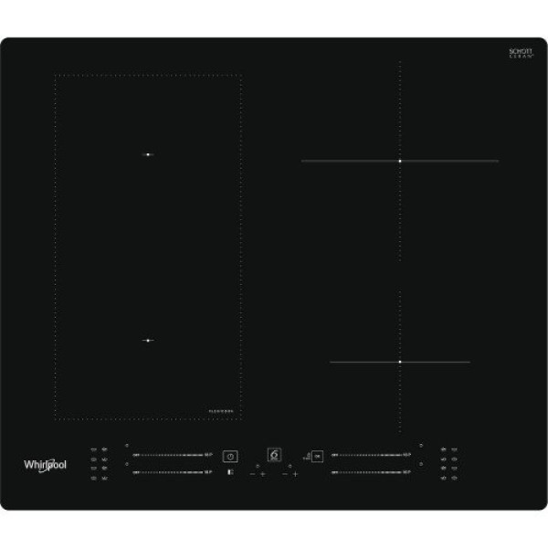 Pliidiplaat whirlpool, 4 x induktsioon, 59 cm, must Kodumasinad