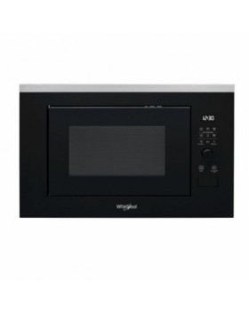 Mikrolaineahi whirlpool, integreeritav, 25 l, 1000/900 w, must/rv teras