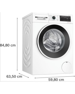 Pesumasin-kuivati bosch, seeria 6, inverter, 10.5/6 kg, 1400p/min, valge-foto5