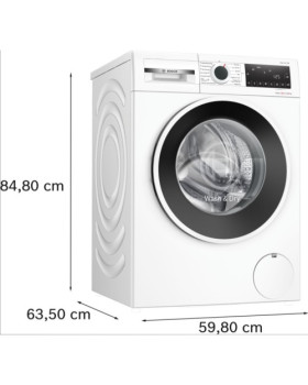 Pesumasin-kuivati bosch, seeria 6, inverter, 10.5/6 kg, 1400p/min, valge-foto5
