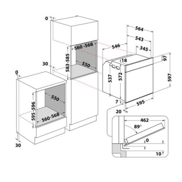 Ahi whirlpool, 73 l, a++, aurupuhastus, aurufunktsioon, must