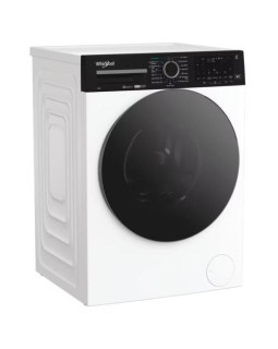 Pesumasin whirlpool, eestlaetav, 10 kg, 1400 p/min, inverter, valge/must