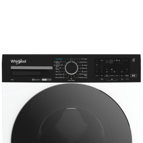 Pesumasin whirlpool, eestlaetav, 10 kg, 1400 p/min, inverter, valge/must Pesumasin whirlpool, eestlaetav, 10 kg, 1400 p/min, inverter, valge/must