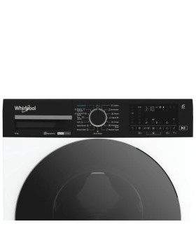 Pesumasin whirlpool, eestlaetav, 12 kg, 1400 p/min, inverter, valge/must-foto4